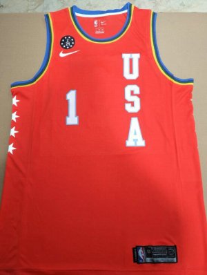 1 Williamson 2020 All-Star Rookie Game USA Jersey